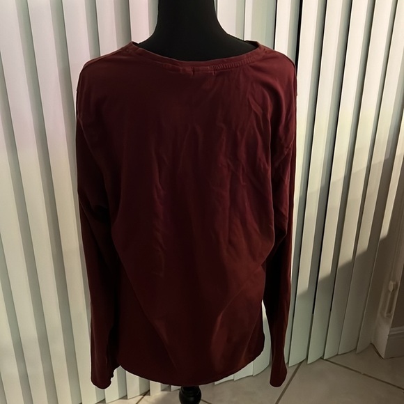 Bench Maroon Long Sleeve Shirt Extra Large - Picture 4 of 5